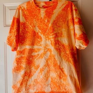 ✰ORANGE BLEACH DYED T-SHIRT✰